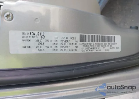 2017 Dodge Grand Caravan Sxt z USA, uszkodzony, nr VIN 2C4RDGCG4HR864516